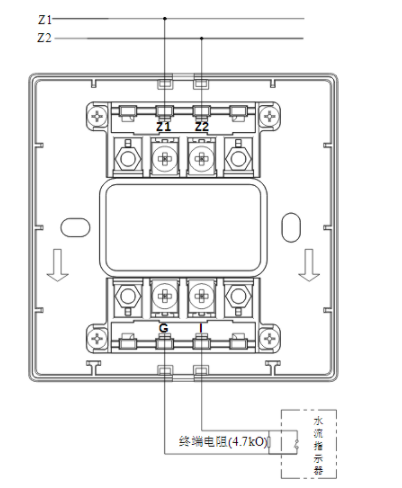 四川四川海灣消防GST-LD-8300B輸入模塊常開無源觸點(diǎn)接線圖